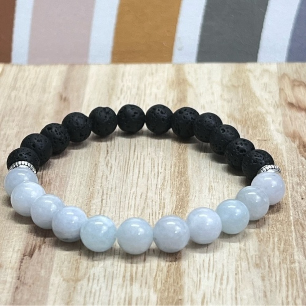 Handcrafted Lava Yoga Bracelet Unisex Spiritual Gift